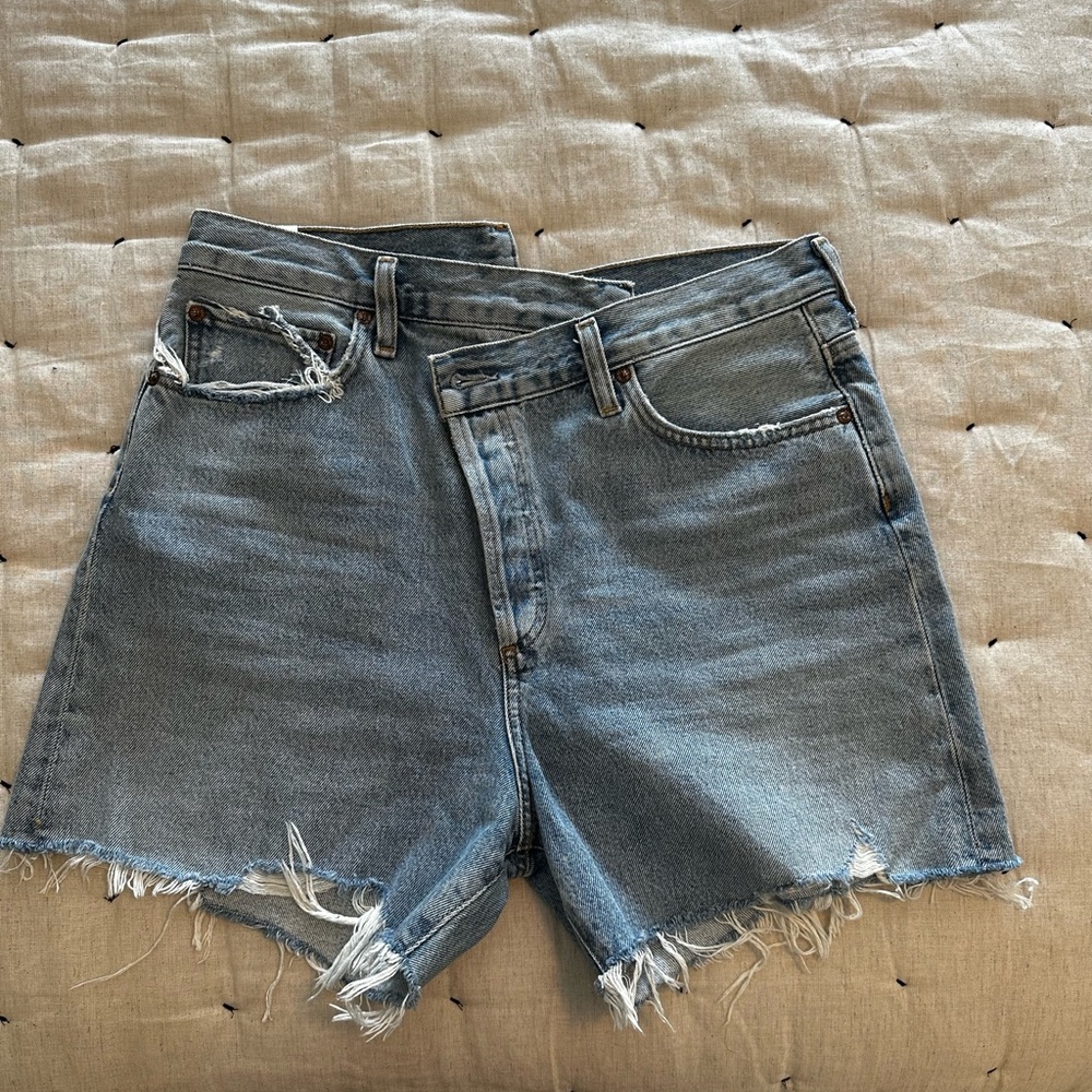 Agolde Criss Cross shorts